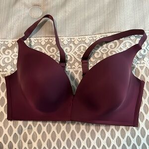 Maidenform Cranberry Wireless Comfort Pushup Bra 36D